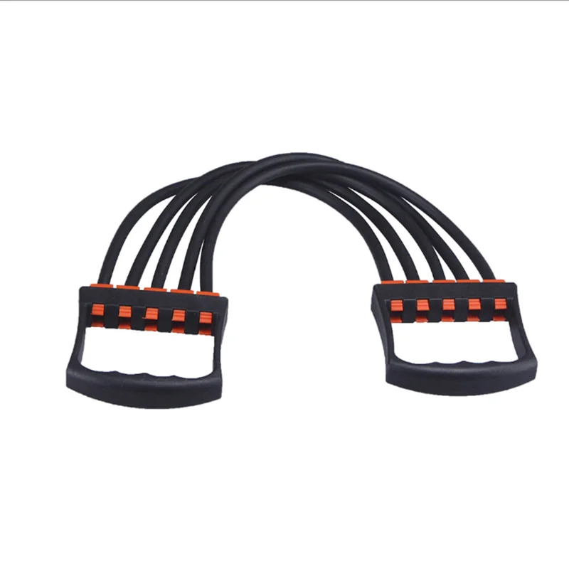 TPE five tube tension yoga exercise resistance bands chest expander