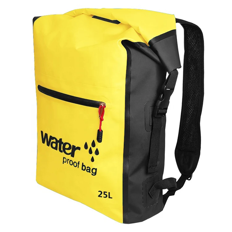 Dry Bag Beach 10L Custom Zipper Carry Outdoor Floating Roll Top Lightweight Kayak Men Waterproof Backpack