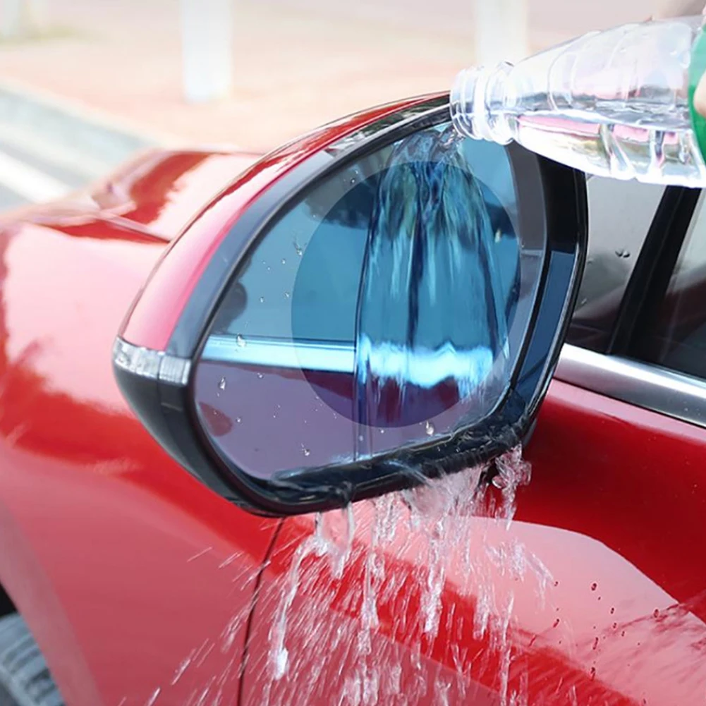 Automobile rear-view mirror rain proof film anti glare waterproof windshield anti fog film