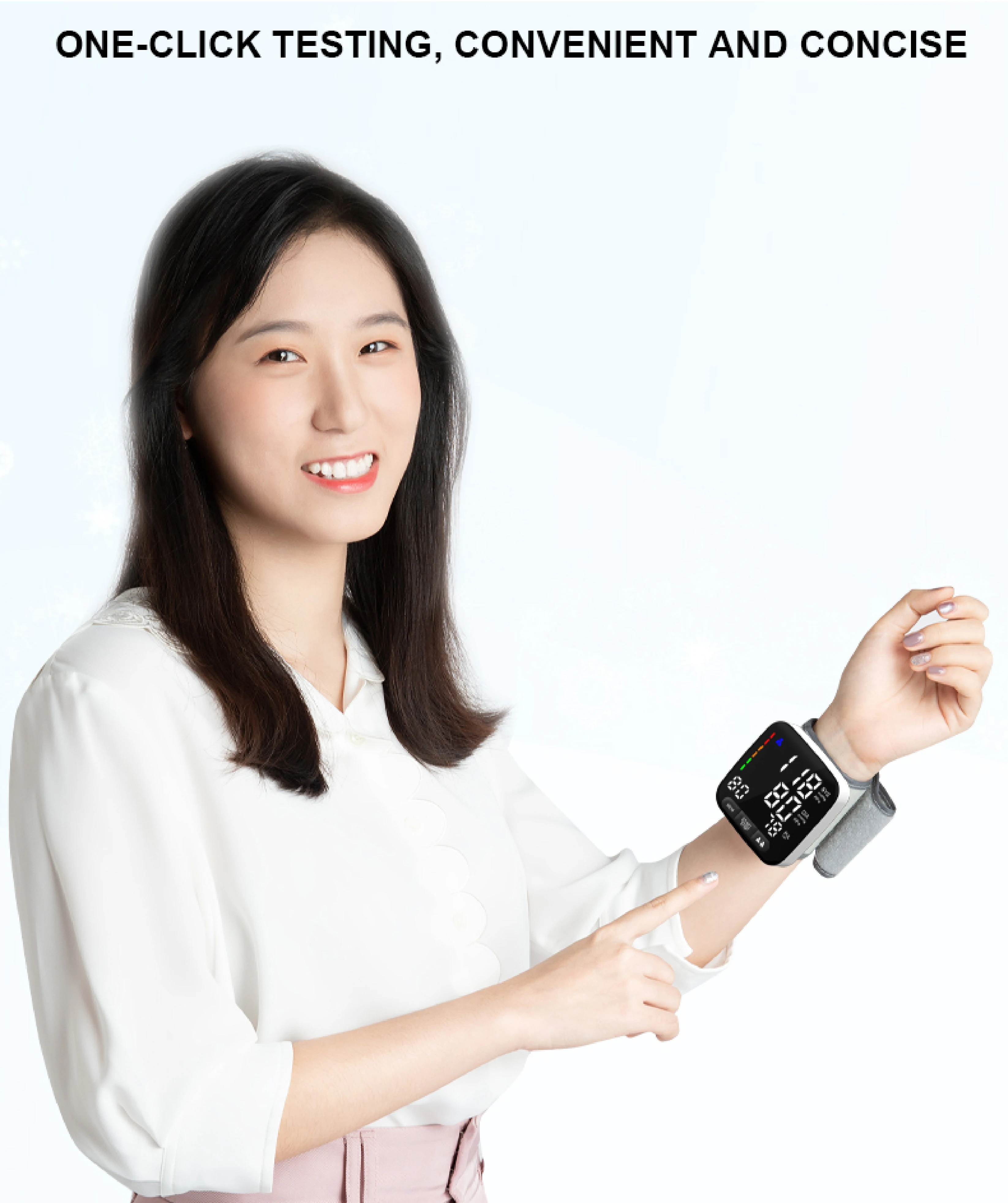 Wholesale Price Wrist  Blood Pressure Machine Digital  Portable Automatic Wrist Smart Electronic Blood Pressure  Monitor