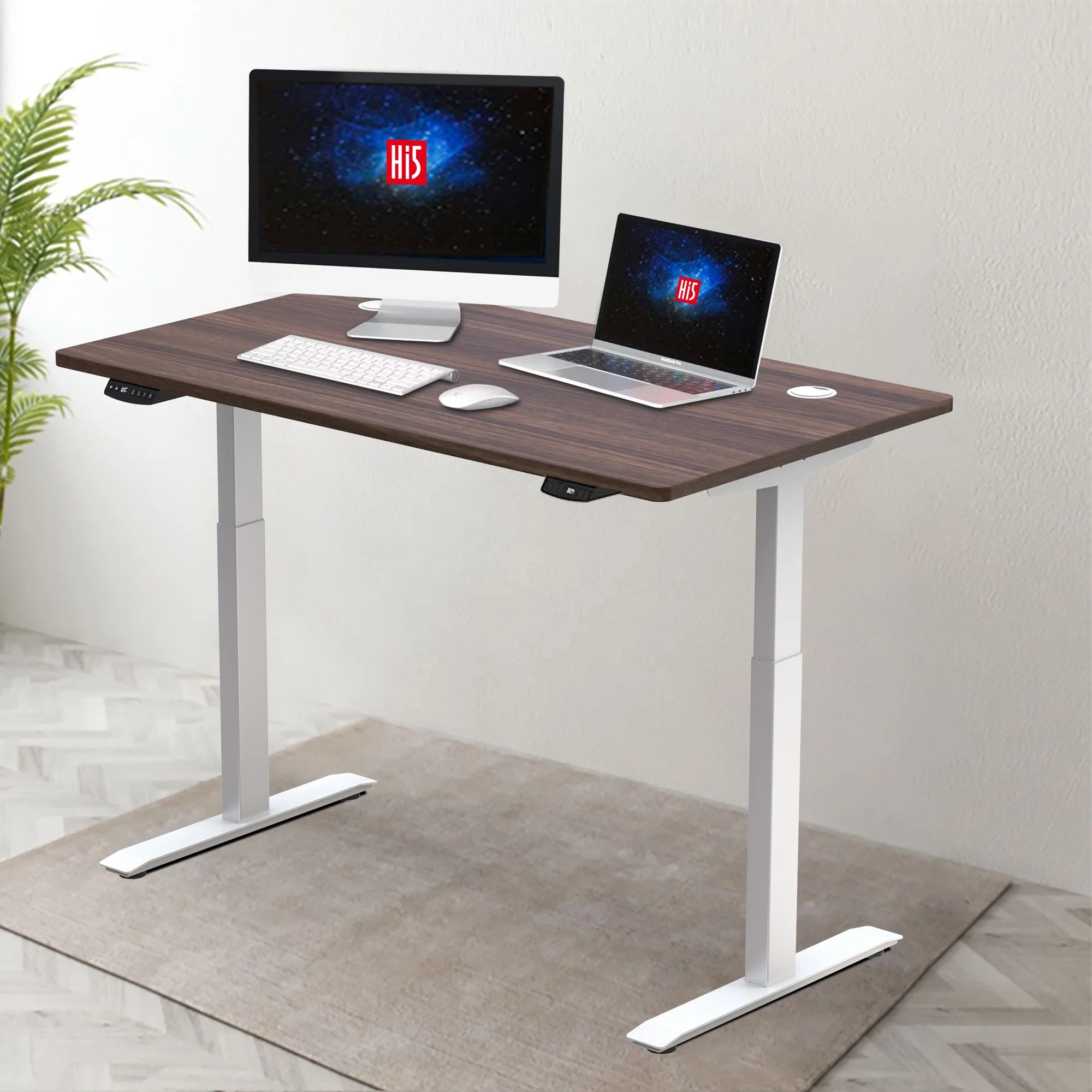 Manufacturer wholesale OEM Adjustable height intelligent ergonomic Electric Standing desk sit stand desk office standing desk