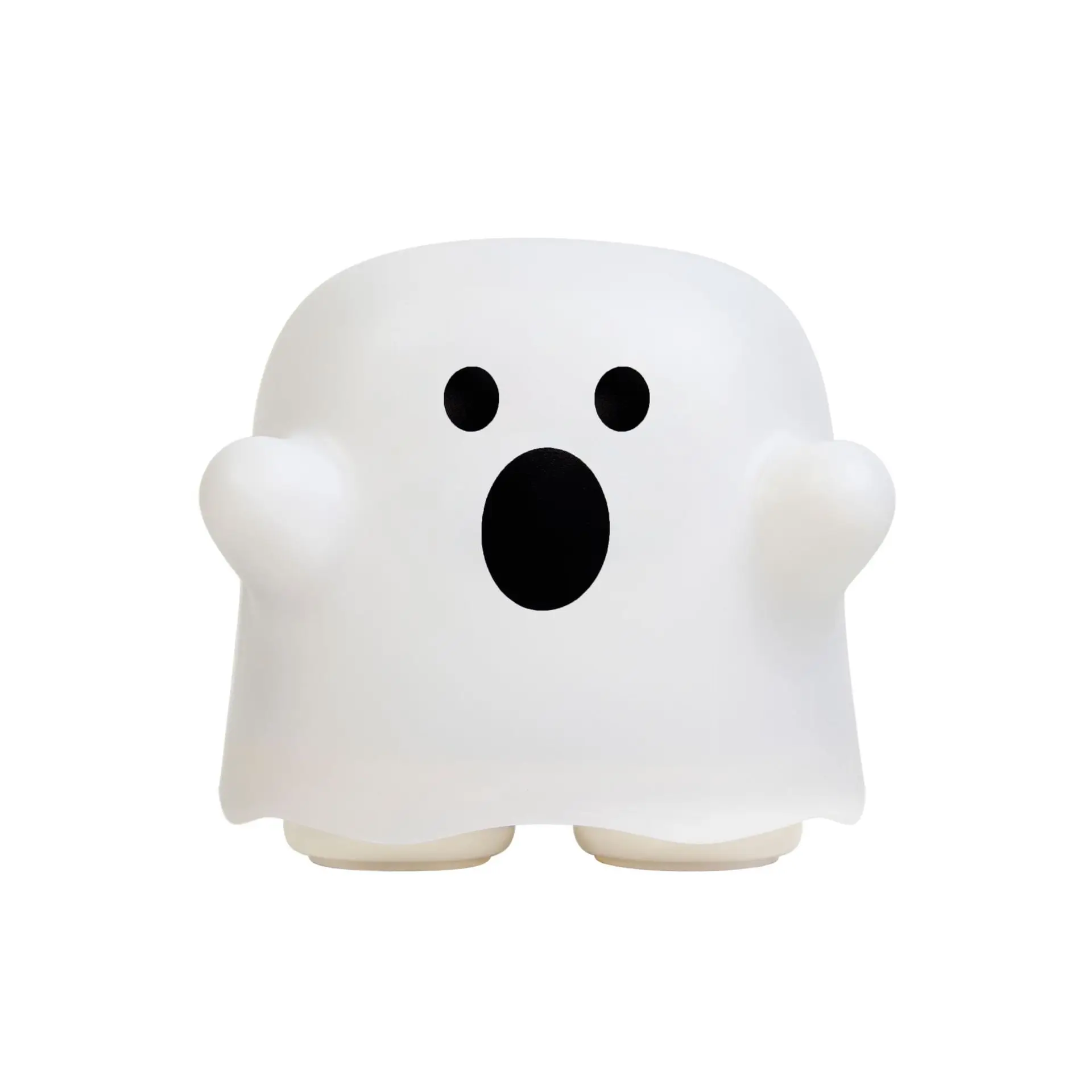 Bed decoration USB charging cute ghost silicone night light for kids gifts
