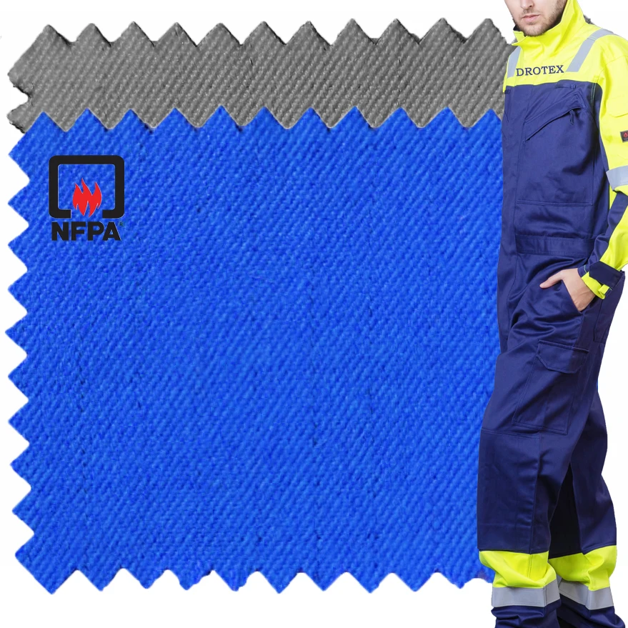 IMC270 Modacrylic Cotton FR Anti-static Fireproof Inherent Flame Retardant Fabric for Flame Resistant Clothing