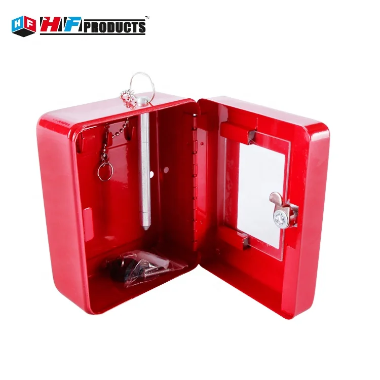 Outdoor movable cold rolled steel mechanical key holder safe cabinet with hooks