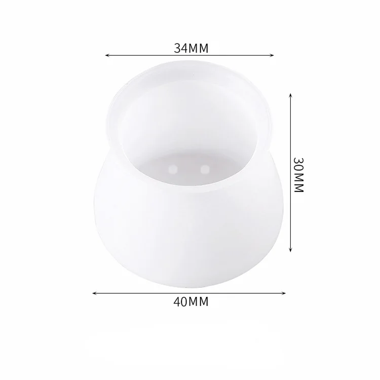 Bestlife Transparent Round Silicone Felt Bottom Table Chair Leg Covers Furniture Leg Feet Cover Protect