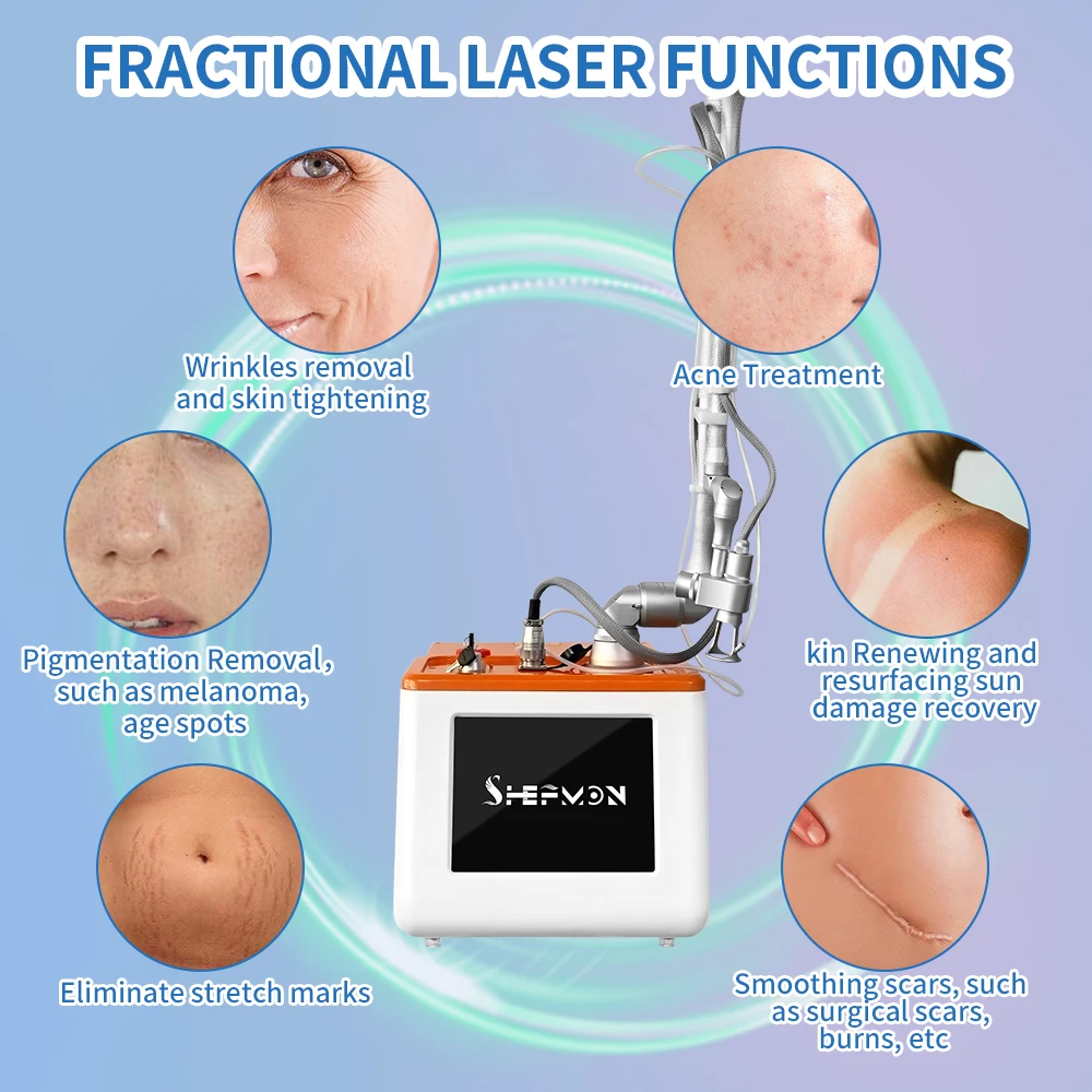 Co2-Laser-Fractional Machine for Acne Scar Removal Face Tighten Co2-Fractional-Laser-Machine for Stretch Marks Removal