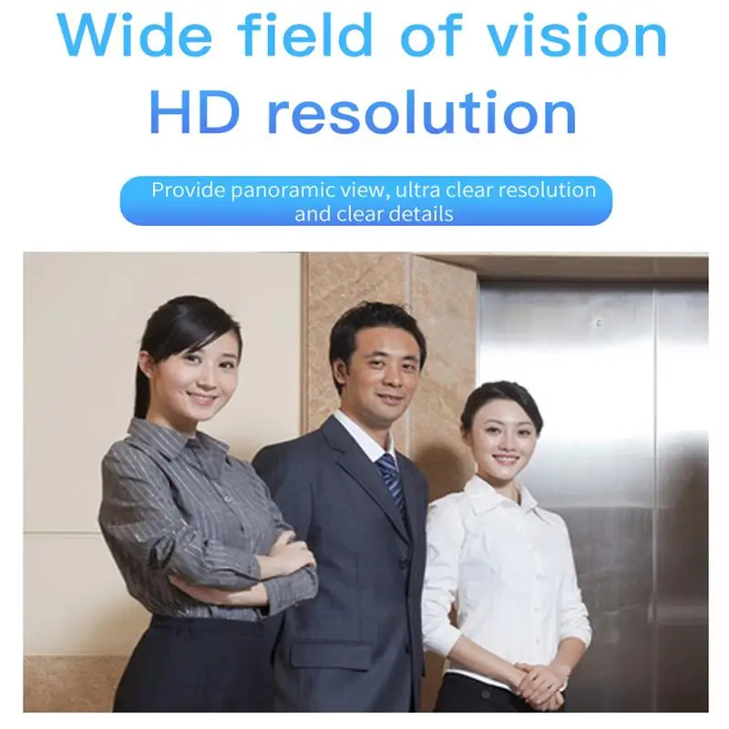 Двухсторонний дверной звонок с голосовым вызовом 1080p, умная камера, видео кольцо, дверной звонок