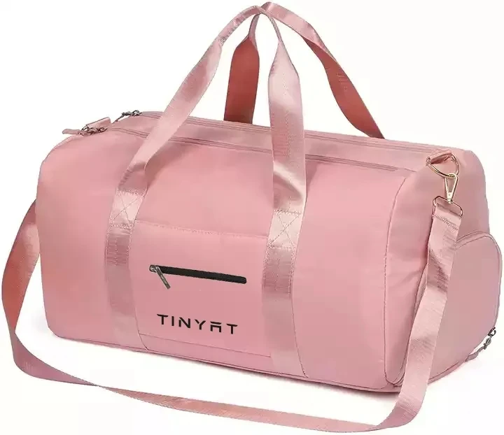 TINYATHot Распродажа с логотипом на заказ, сумка-тоут на выходные, Водонепроницаемая спортивная сумка для спортзала, Спортивная розовая дорожная сумка для женщин и мужчин
