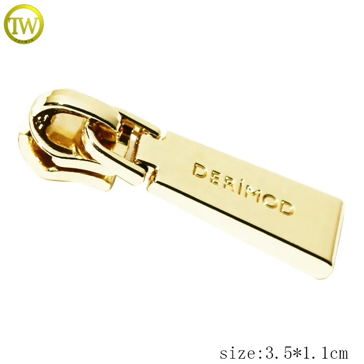 Сумка Золотая застежка-молния изготовление на заказ штампованная буква #5 слайдер головка фирменные ярлыки для куртки