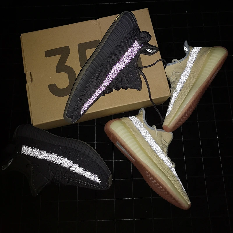  Оригинальные качественные белые 1:1 на заказ yeezy 350 v2 1 500 с коробкой дропшиппинг слайды для детей бега женские мужские кроссовки