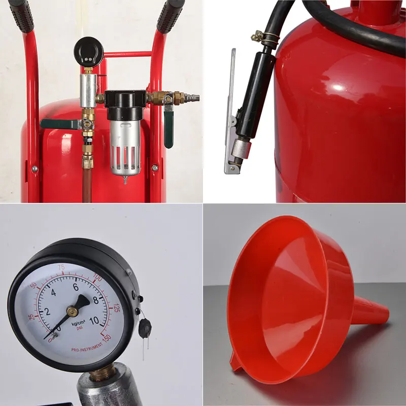 Portable Sand Blaster Machine 10 Gallon Home Use Sandblasting Cabin Air Media Abrasive Blasting Tank Factory Direct Supply