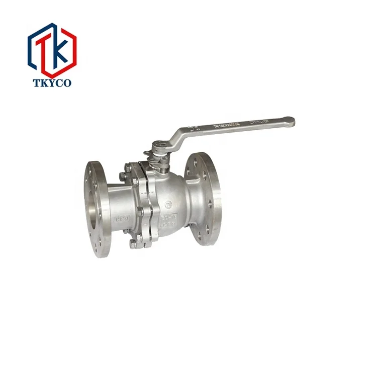 Taike China factory manufactures GB CrNi-Mo titanium stainless steel floating ball valves for acetic acid flow