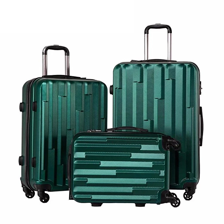 Wholesale ABS Trolley Suitcase Set 20/24/28 Travel Bag Trolley Luggage Sets 3pcs