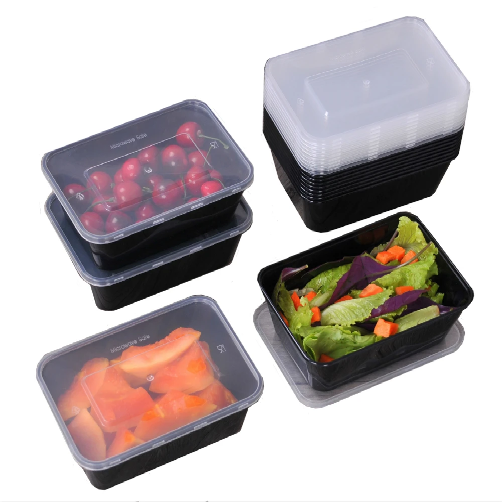 disposable plastic food container with lid plastic disposable snack food container