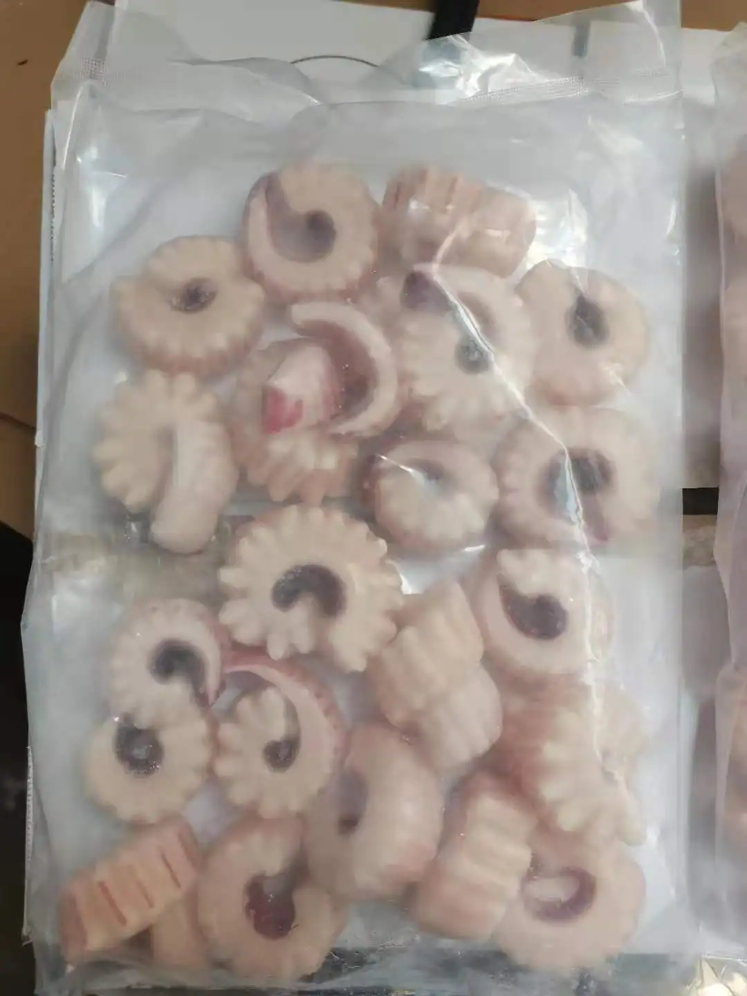 Fresh Frozen Squid Wing Gear Flower Cut IQF