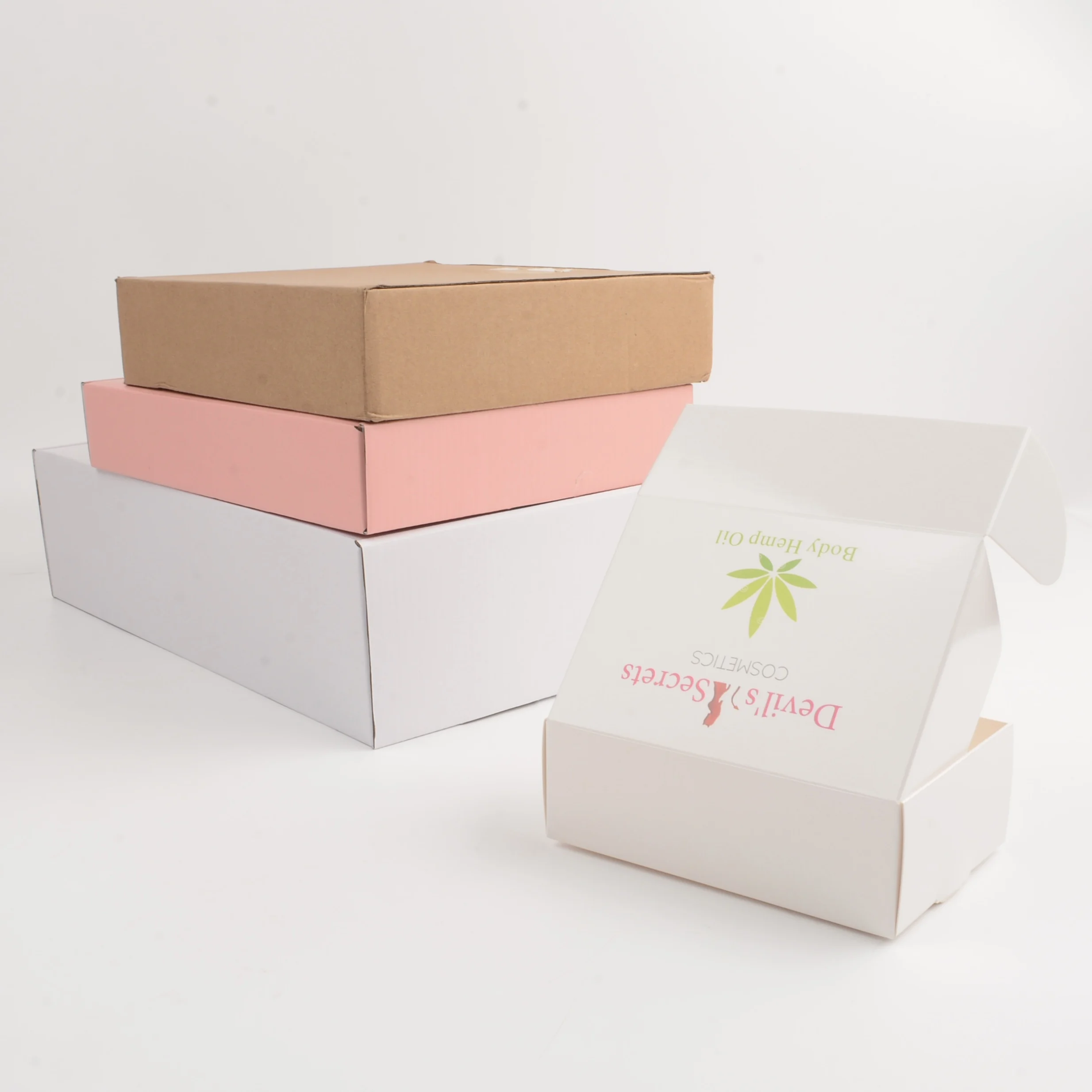 Wholesale Corrugated Cardboard Mailing Custom Printed Cardboard with Logo Boxes for Packing Clothes for Online Stores