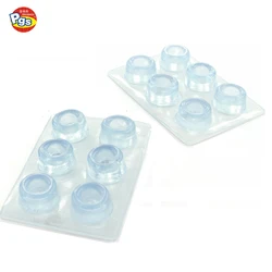 Transparent adhesive wall door stopper anti slam bumper