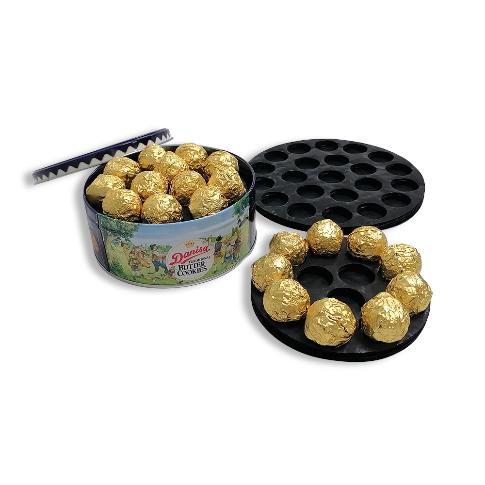 High Quality Customized New Products round paper cushion pad 3ply or 5ply chocolate paper pads cookie pad paper