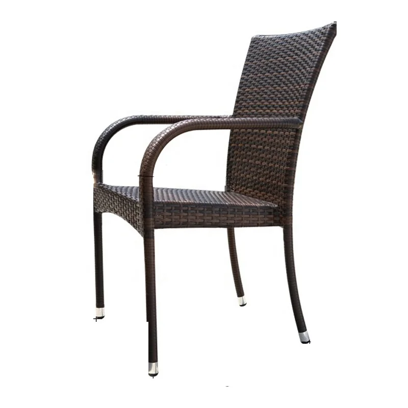 Woven Dining for Outdoor Indoor Garden Patio Poly Rattan Furniture Chair PE Rattan Furniture