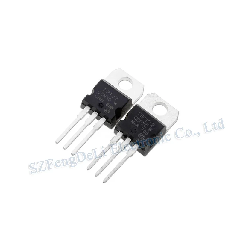 High Quality TIP122 TIP127 5A 100V TO220 Darlington Npn Transistor Equivalent TIP122 TIP127