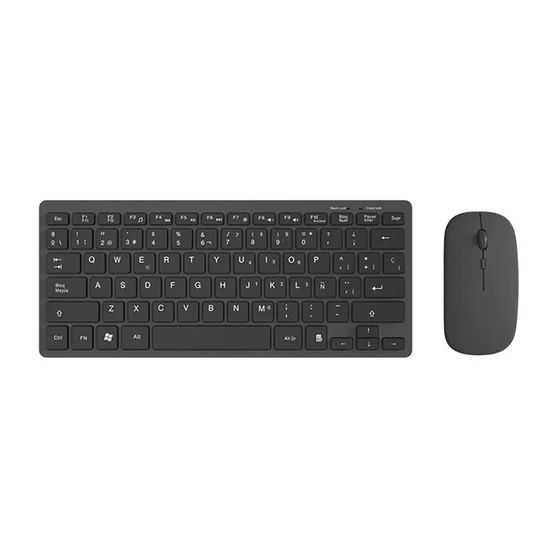 Italy Mini plug in 2.4G wireless high speed 10m transmission distance Keyboards and 4D Mouse Set Keyboard Mouse Combos