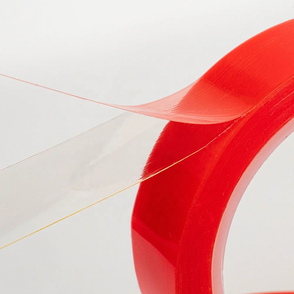 Good Price  Clear Polyester Film Strong Acrylic Adhesive Double Sided PET Tape Wholesale