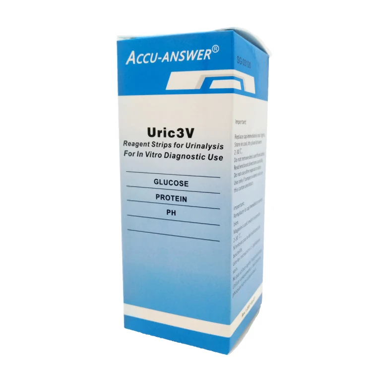 Clinical Analytical Instruments 3 Parameters Test Kit Urine Protein Glucose PH Urinalysis Pregnancy Test Strip