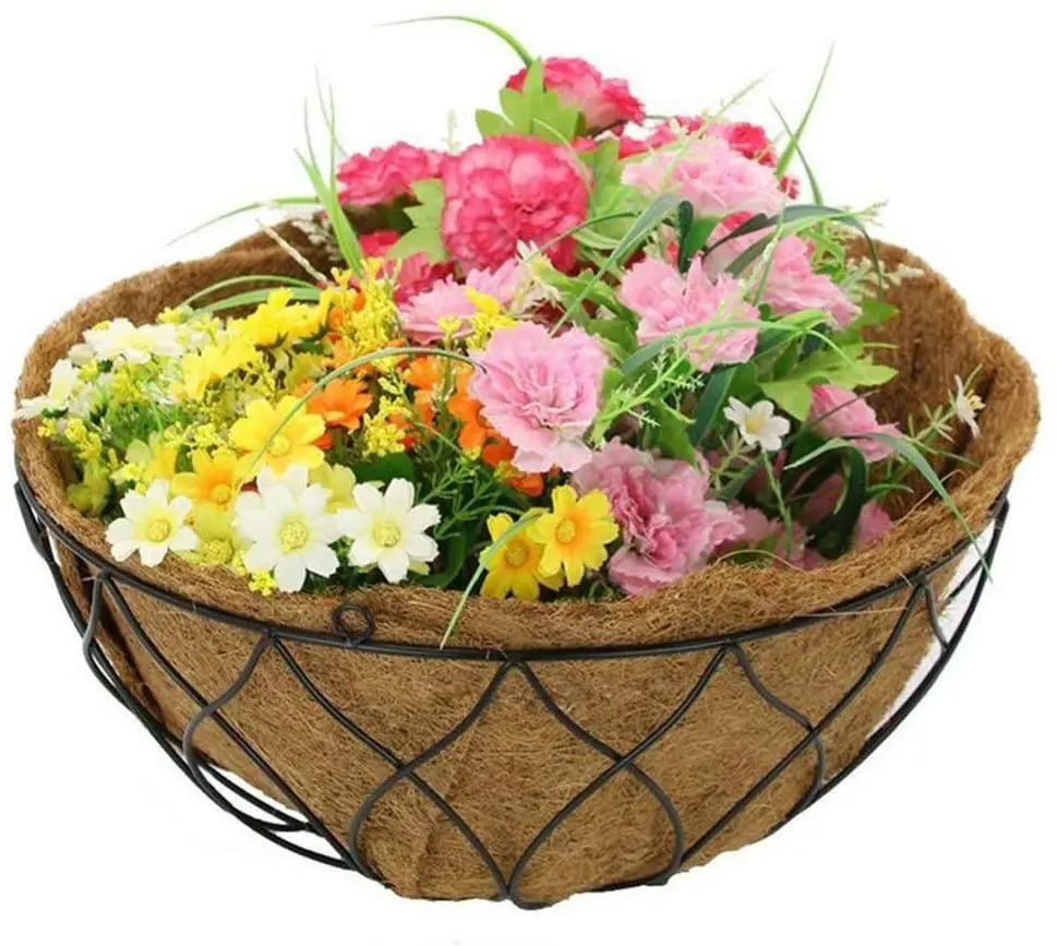 
Modern garden metal coco liner basket hanging basket 