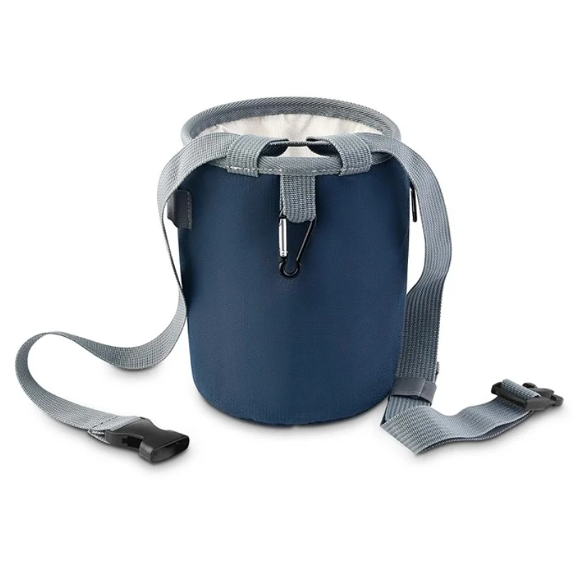 polyester Large Chalk Bag Rock Climbing Bouldering Bucket Stand Bag for Lifting with Belt