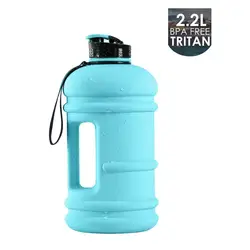 BPA Free Fitness PETG Jug Half Gallon Water Bottle 2.2L Tritan GYM Water Bottle for Gym Drinking Container