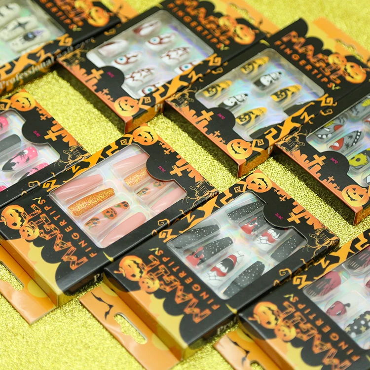 
Tstory 2021 hot sale Nail 21 grid alloy christmas snowflake Halloween skulls accessories Nail Xmas Design 