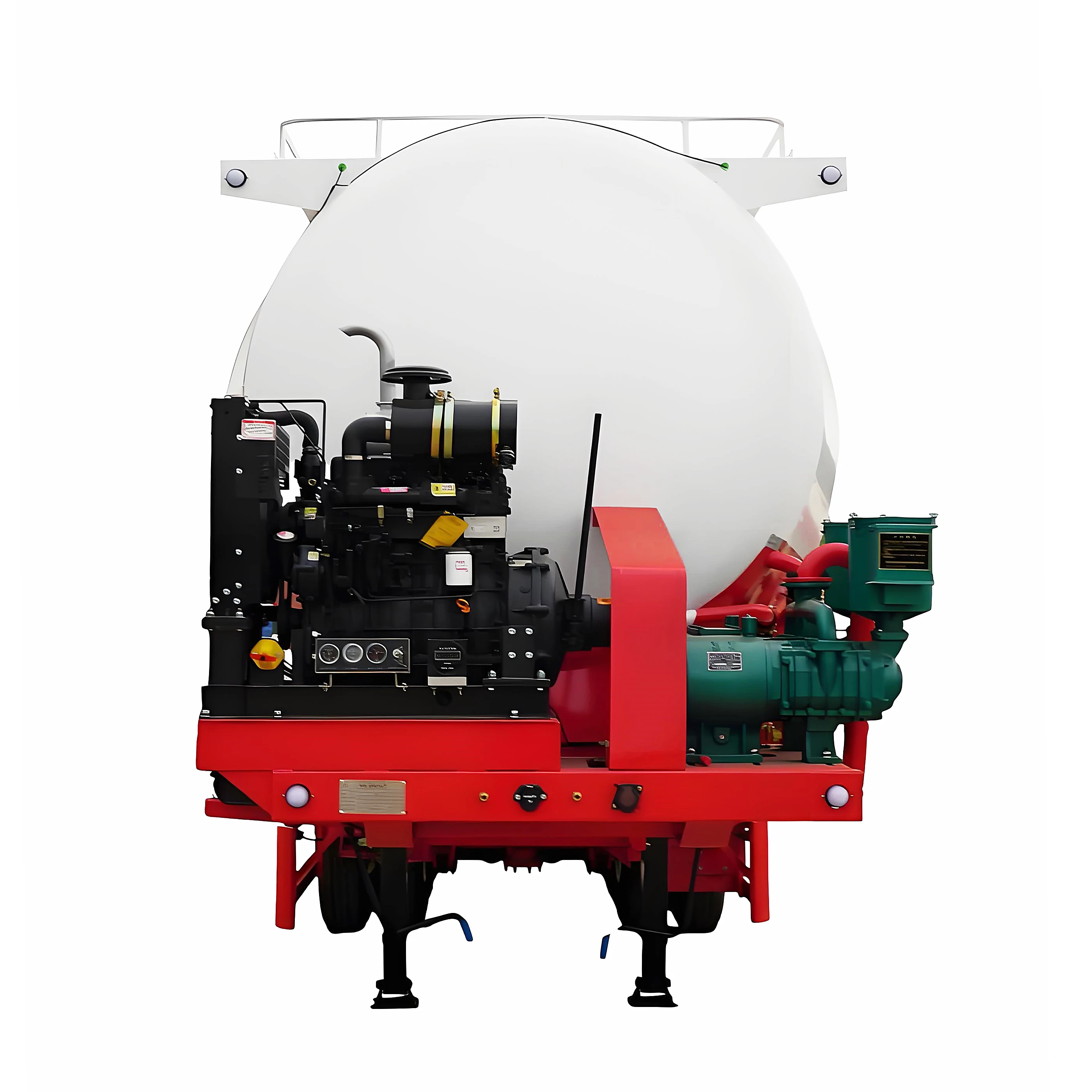 3 axle 42 square v shape Pneumatic Tanker Powder Tanker silo cement bulk tanker semi trailers