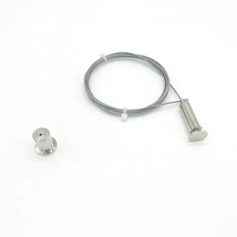 Suspension kit comes with 2 assemblies, one cable gripper and wire rope specialist in hanging system