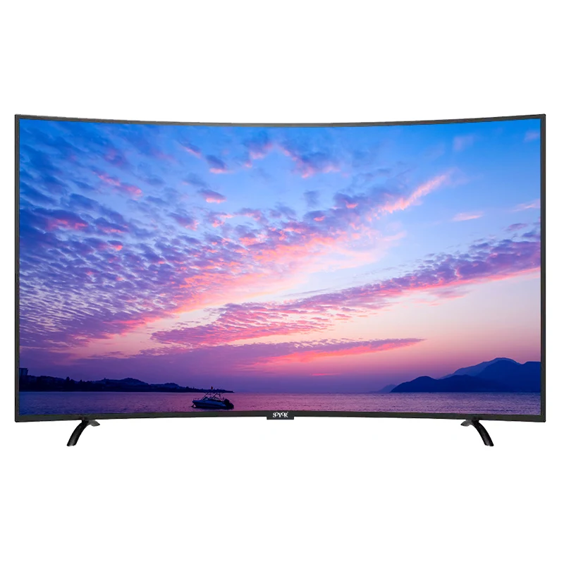 Оптовая продажа изогнутые/телевизор с плоским экраном QLED телевизор 4K Smart TV Большие размеры 32-43 50 55 65-75-85 100 дюймов цифровой DVB-T2/S2 UHD