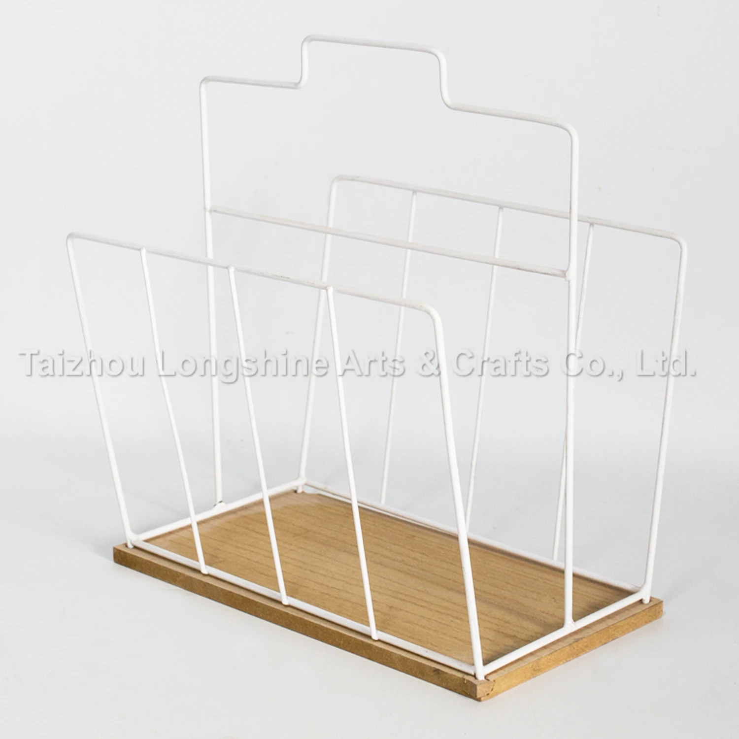 Cheap Desktop Bookshelf  Metal Wire Magazine Storage Rack Holder for Home and Office