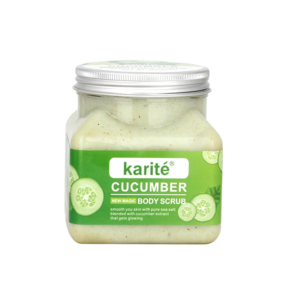 Karite Various Styles Fruit  New Magic Organic Salt  Body Scrub Jar Exfoliating  Brightening Effect Private Label