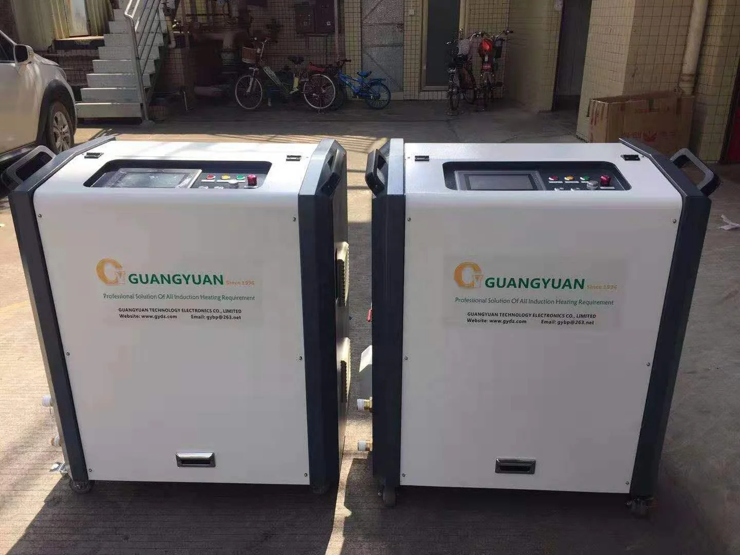 DSP Control 40KW Ultrahigh Frequency Induction Heating Machine