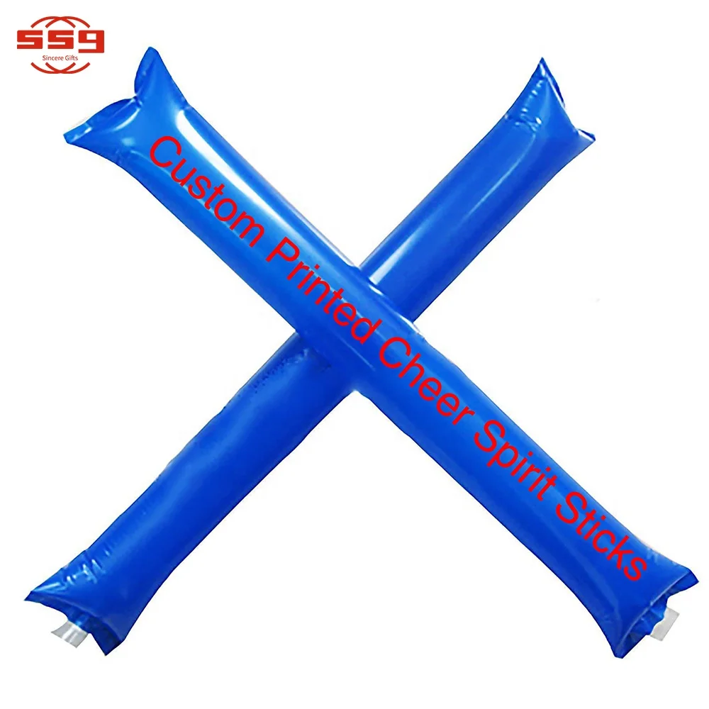 
Promotional Cheap High Quality PE Inflatable Cheering Stick, Bang Bang Cheer Spirit Stick, Thunder Stick 