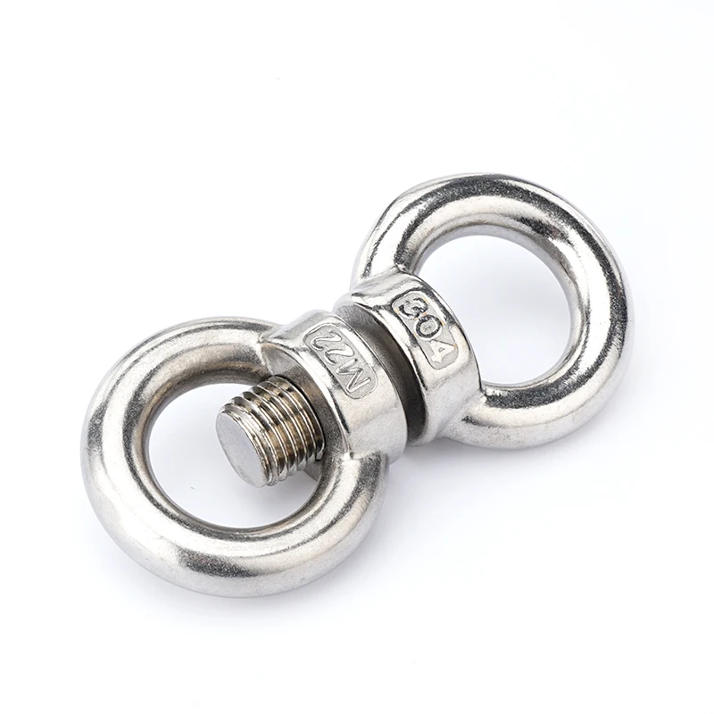 BNS High quality 304 stainless steel lifting eye bolts M5-M14 bolts Hanging Ring Screws Hanging Bolts Round Ring Screws
