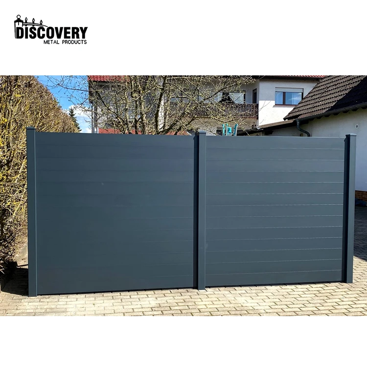 Do-it-yourself cloture en aluminium easy install metal outdoor fencing custom sizes aluminum garden fence