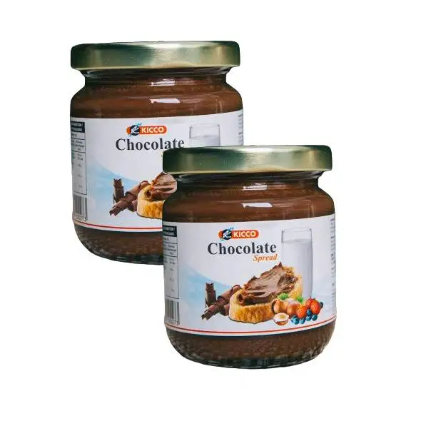 Attractive Deals Malaysia Kicco Rich Creamy High Quality Chocolate Jam Spread in Glass Jar Halal Certified Ready Stock
