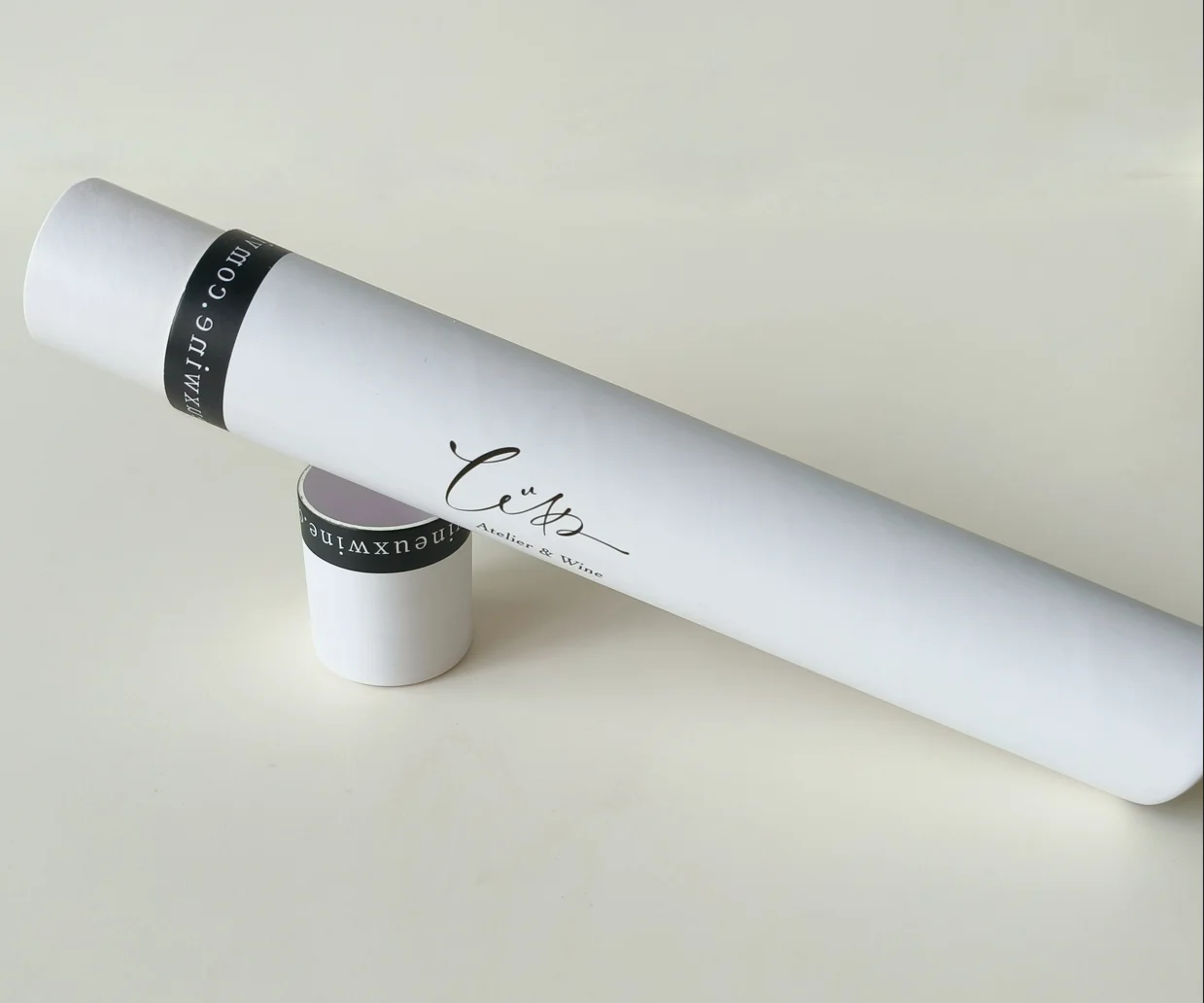 100% Eco-friendly  Incense Stick  kraft Cardboard Packaging long Thin cylinder paper  tube with custom print