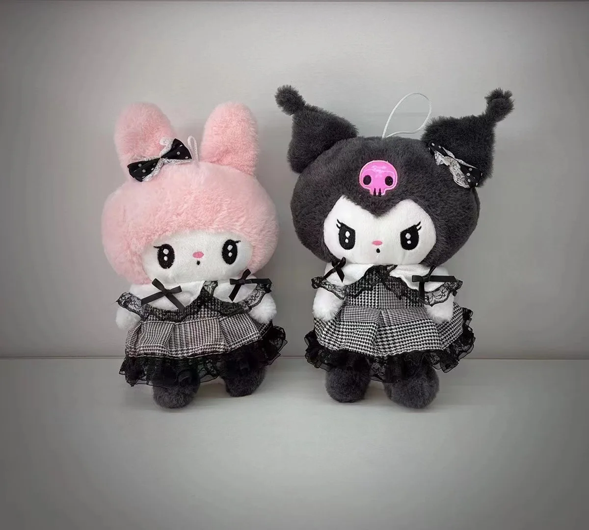 Allogogo Kuromi Melody Plush Dolls New Cartoon Anime Soft Stuffed Toys Sanrioed Figure Cartoon Plush For Girl