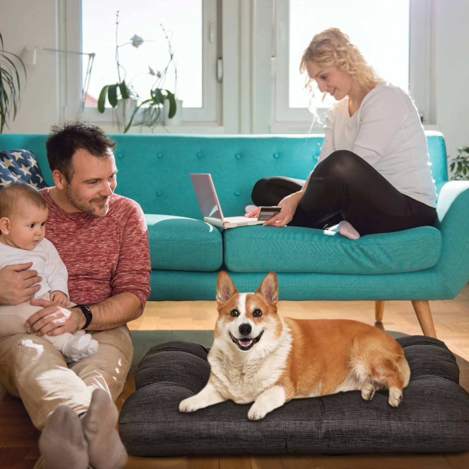 Warm Thickened Pet Mat Winter Pad for Small Medium Large, Dogs Bed Nests Cushion House Cats Dogs Sleeping Pet Bed Mat