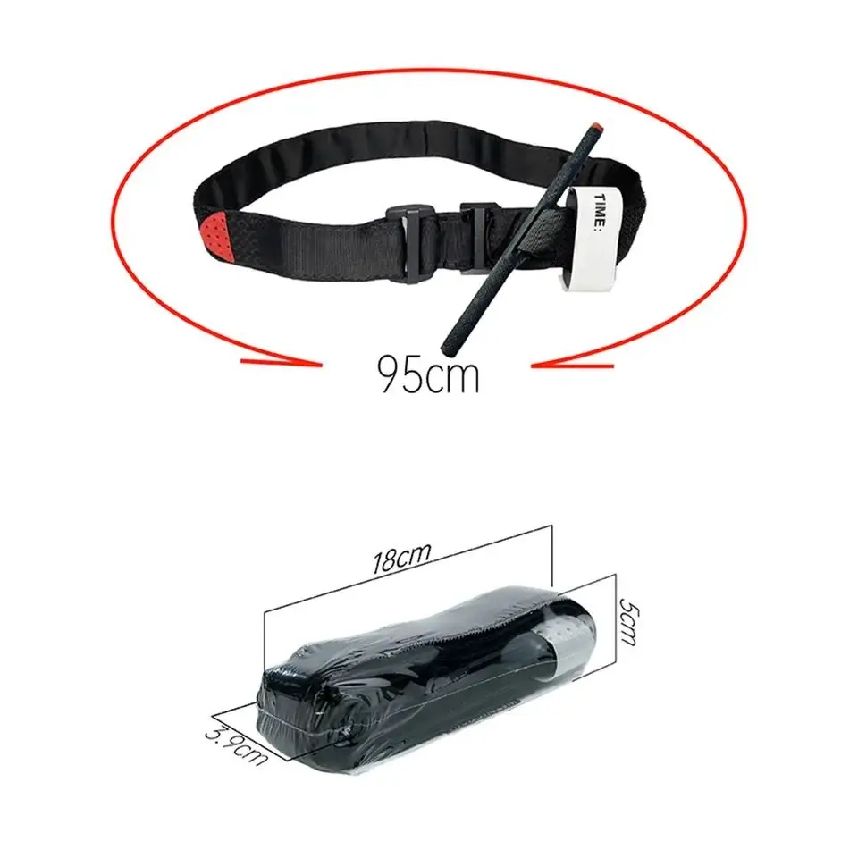 Custom Black Matte Metal Windlass CAT Tactical Tourniquet With Pen For Outdoor Medical Emergency First Aid