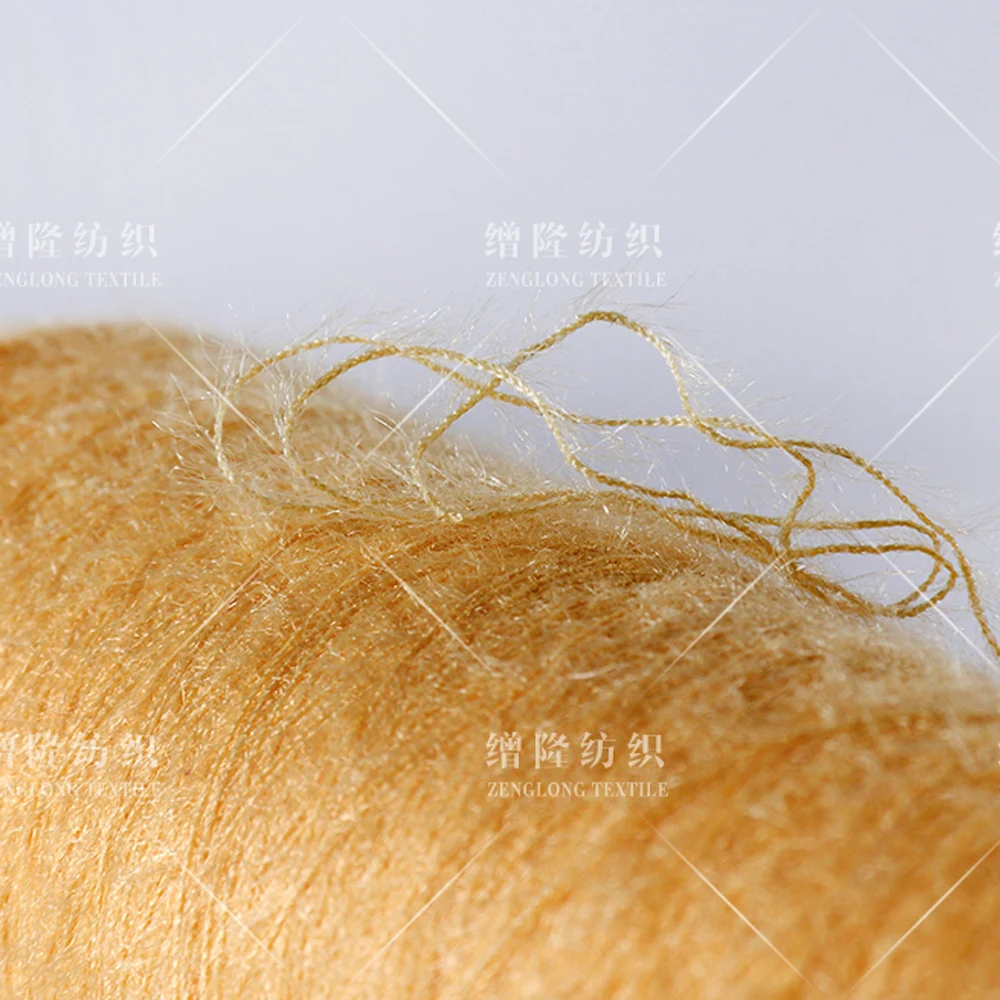 0.5cm 0.9cm 1.1cm 1.3cm 50D/70D 100% nylon polyamide fuzzy flat knitting machine fancy knitted crystal velvet yarn