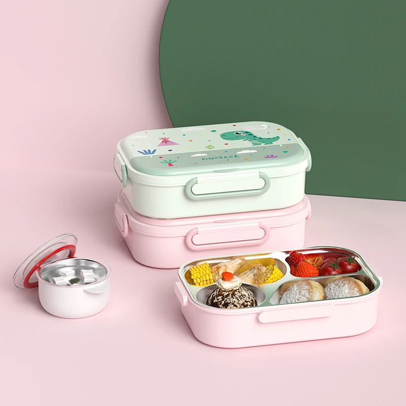 OEM/ODM 5 Compartment with Bag Soup Bowl go to easy locheras for school personalized bento box