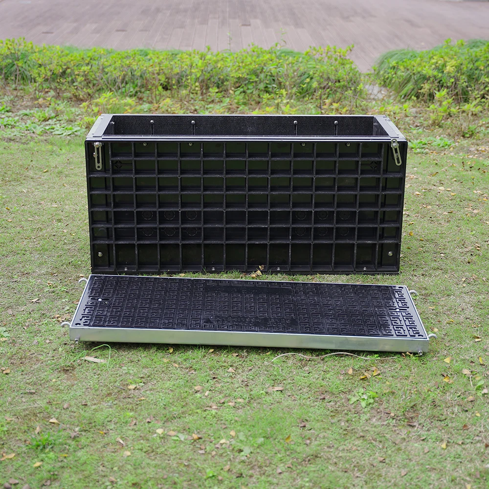 FCST-TH-SMC FPR SMC Direct Buried Telecom Cable Duct Access Chamber Manhole Box For Fiber Protection And Drop Cable