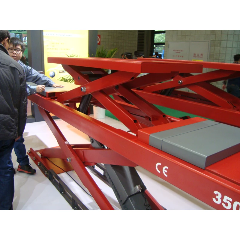  Alignment column tail lift double car hoist with CE