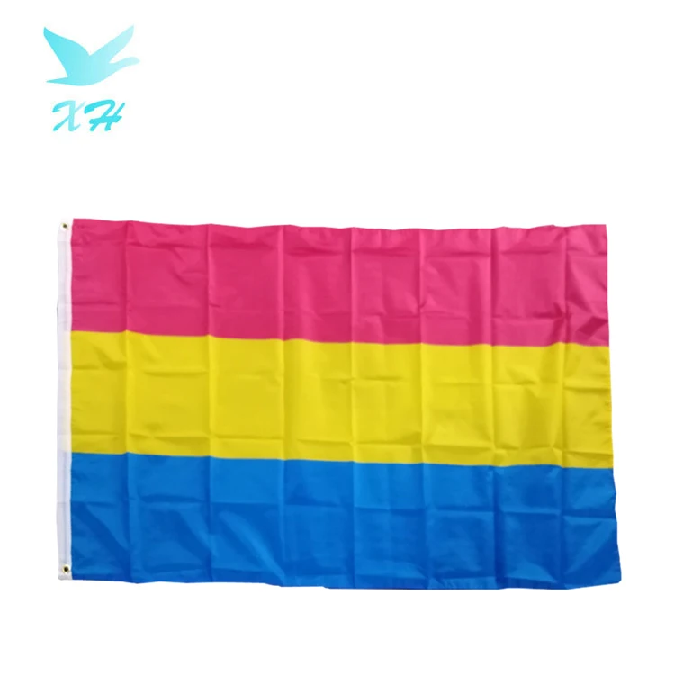 outdoor 3x5 ft freedom red yellow blue pansexual pride flag
